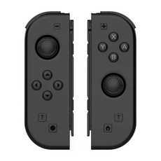 닌텐도 스위치 호환 조이콘 조이스틱 무선 게임패드 컨트롤러 그립 NS OLED, Black, 1개
