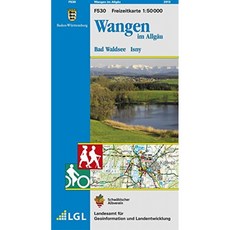 Wangen im Allgäu Bad Waldsee Isny ​​: Swabian Alb Association지도 (레저지도 1 : 50000 : 관광 정, 단일옵션