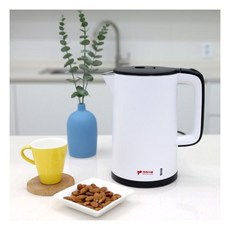 허브 1.8L 포트 SUS304 스텐 이중단열 무선 KK-2618, 허브 1.8L 포트 SUS304 스텐 이중단열 무선 K