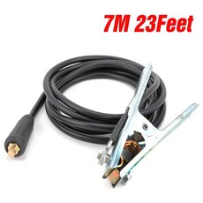 300Amp 아크 용접 접지 클램프 접지 구리 그립 클립 클램프 및 케이블 23 피트 7m