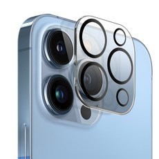 고부기 카메라 렌즈 투명 강화유리 휴대폰 액정보호필름 2매, 1개