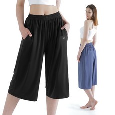  베니블루 여성 아이스 와이드 8부팬츠_B32PT951  상품 이미지