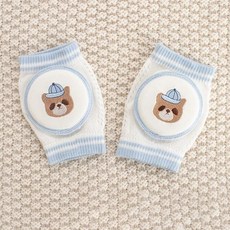 여아 및 남아용 크롤링 팔꿈치 보호대 아기 무릎 패드 안전 코튼 유아 다리 워머 어린이 쿠션 레깅스, [11] hat bear