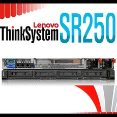 LENOVO ThinkSystem SR250 E-2224 3.4G 4C 16GB 1TBx2 2019 STD 450W(파워이중화가능)