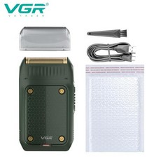 VGR 전문 남성용 전기 면도기 미니 수염 트리머 면도기 호일 블레이드 팝업 트리머 USB 충전식 V-353