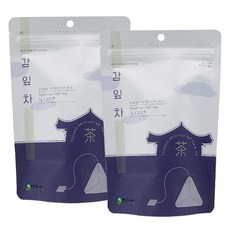 하동 간편 티백차 연우 감잎차 삼각티백, 2개, 20개입, 1g, 1g