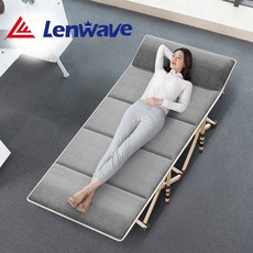 Lenwave 공식 야외 캠핑 경량 야전 침대 접이식 대형, Lenwave 공식 캠핑 침대_와인레드(추가매트리스X)