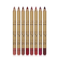 [독일] Xiton makeup accessories 8pcs lip liner pencil kit waterproof smooth lip liner long lasting ret, 단일상품, 단일상품