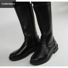 TURBOMAN 중 학생 예복 구두 남자 열병 장화 군악대 공연 부츠 승마 화 국기 게 양 손 군화 검은색 스타일