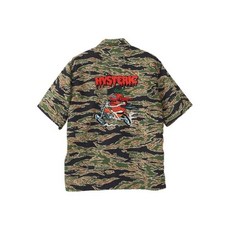 히스테릭 글래머 반팔 셔츠 Hysterical Glamour STRAWBERRY RACER Embroidered Utility Shirt