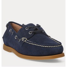 Polo Ralph Lauren Merton Suede Boat Shoe 488260 Newport Navy