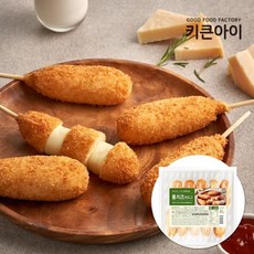 [키큰아이] 바삭쫄깃! 통치즈 핫도그 80g 10개+10개, 통치즈 핫도그 800g (80gx10개입) * 2개