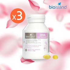 [바이오아일랜드] 임산부 DHA 60캡슐 X3개, 60정, 210mg, 3개