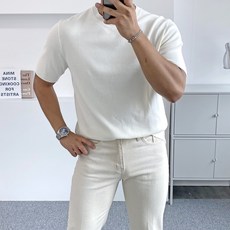 반팔라운드니트