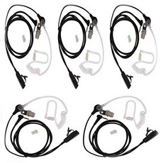 5 X 1 Pin Air Covert Acoustic Tube Earpiece Headset Compatible For Motorola TLKR T60 T80 T3 T4 T5 MD
