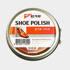 디더블유 캉가루고체구두약100g_브라운 상다리부속, 단일 수량