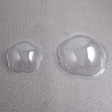 [아이디몬] 꽃 투명반구 2종 아크릴반구 아크릴 플라스틱 돔, 10cm, 200개