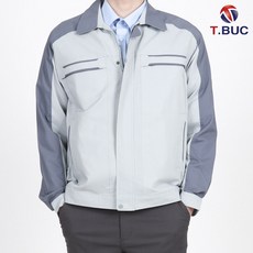 웰컴가운 TB-102 그레이 회사 유니폼 티뷰크 자켓 상의 손자수, 2XL_105