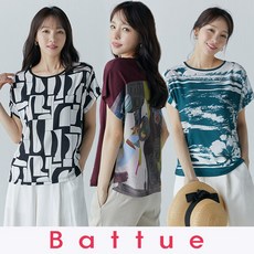 [BATTUE] 바띠 23 Summer 반전 냉감 티블라우스 3종
