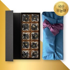 명인수복 국산 무화과정과 선물세트 무농약 수제 한과 다과 설 명절 부모님 첫인사 상견례선물, 205g, 1개, 국산 무화과정과 (보자기 포장)