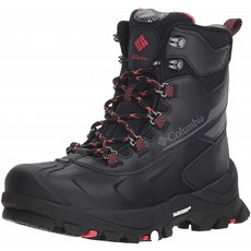 Columbia 여성용 Bugaboot Plus IV Omni-Heat 스노우 부츠 블랙 선셋 레드 6.5