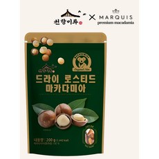 천향미루 호주산 까먹는 통 마카다미아 드라이 로스티드 마카다미아 200g, 3개