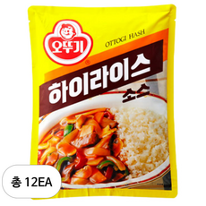 오뚜기 하이라이스 소스, 12개, 1kg