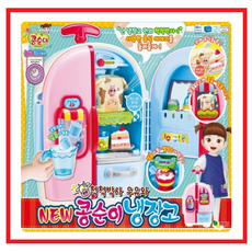 영실업 콩순이 NEW 냉장고 주방놀이, 분홍 + 아이보리 + 노랑 + 연두
