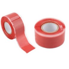 미미스토리 무접착 실리콘테이프 레드 25mm x 3m, 2개