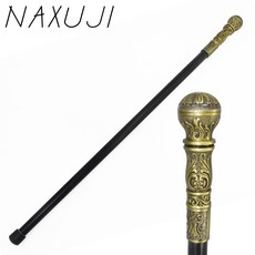 Myshe 특허브랜드샤를 스틱 코스프레 스틱 금속용 지팡이 칼 가검wwc706ad, 구릿빛 검x 90cm