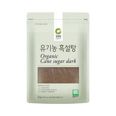 청정원 유기농 흑설탕, 1kg, 26개