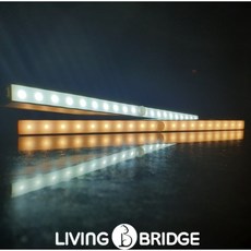 리빙브릿지 무선 20 LED 스마트 센서등 무드등 벽조명 현관등 주방등 신발장등 주방 화장실 드레스룸 베란다 인테리어 간접조명 엣지등, 옐로우