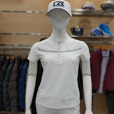 커터앤벅 여성 여름 작은펀칭 포인트 티셔츠