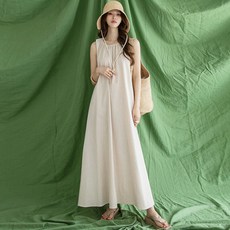 [딘트] D4245 린넨 셔링넥 원피스