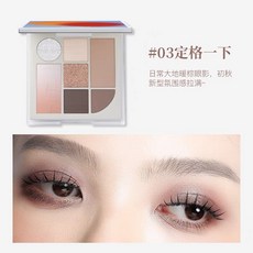 SHEDELLA 아이섀도우 플레이트 하이라이트 컨투어 통합 페이스 트레이 어스 컬러 메이크업 7 색, 03 03, 01 CHINA, 1개