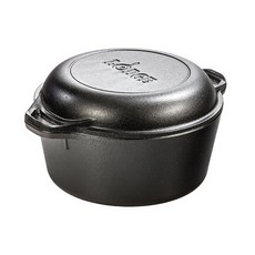 Lodge 무쇠 더블 더치 오븐 외 4종, 서빙 냄비, 2 Quart, 1개