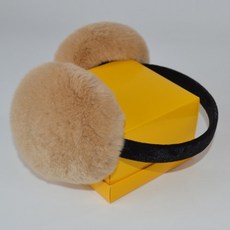 카키색토끼털귀마개