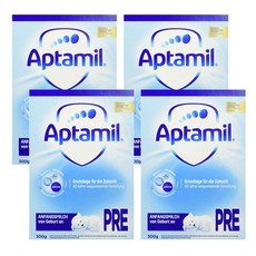 독일 압타밀 프로누트라 프레 300g X 4개소화잘되는 신생아 배앓이 분유 Aptamil Pronutra-ADVANCE PRE