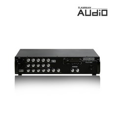 [5년무상A/S]국산 인테리어앰프 FLA-400U/FLA400U/FLAMMAN AUDIO 200W x 2채널 400W 카페앰프 식당앰프 매장용앰프, FLA-400U, 블랙 - 오디오