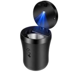 차량용 재털이 재떨이 밀폐형 라이트 휴대용 냄새차단, 포르쉐-랜덤발송, 1개