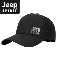 JEEP SPIRIT 運動休閒棒球帽 CA0615 + 獨家包裝, 黑色