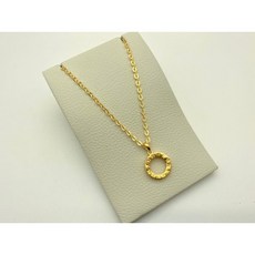 로마숫자순금펜던트