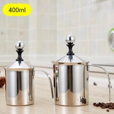 (해외직구)Moir 수동 우유거품기(400ml), 1개