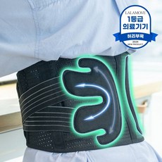 라라무브 의료용 허리보호대 복대 벨트, 1개, 블랙 1개, 블랙