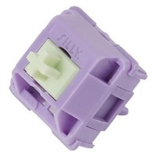 Sillyworks Hyacinth V2 스위치 맞춤형 기계식 키보드용 5핀 선형 프리루브 색상 공장식 루브 사이즈 30PCS, Factory-Lubed
