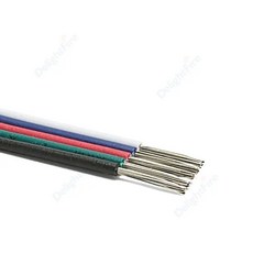 스피커용 LED 조명 전선 RGB 스트립 SM JST 커넥터 레드 블랙 익스텐션 케이블 10m 2 3 4 5 6 핀 22 20 18 AWG, 5pin, B.22AWG-3A, 1개