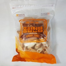 에코푸드 종합전병 600g x 4봉 (무료배송) 전통과자 옛날과자 꼬마전병 미니보리와플