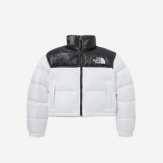 여성용 노스페이스 정품 화이트 라벨 눕시 숏 자켓 화이트 여성용 The North Face White Label Nuptse Short Jacket White