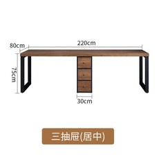 멀티책장 보조서랍 약장 맞춤 제작 로프트 원목 데스크탑 책상 철예 워크데스크, T