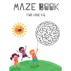 Maze Book for Kids 4-6: Maze Activity Book for Kids. Great for Developing Problem Solving Skills Sp... Hardcover, Only1million Inc, English, 9784041353387
